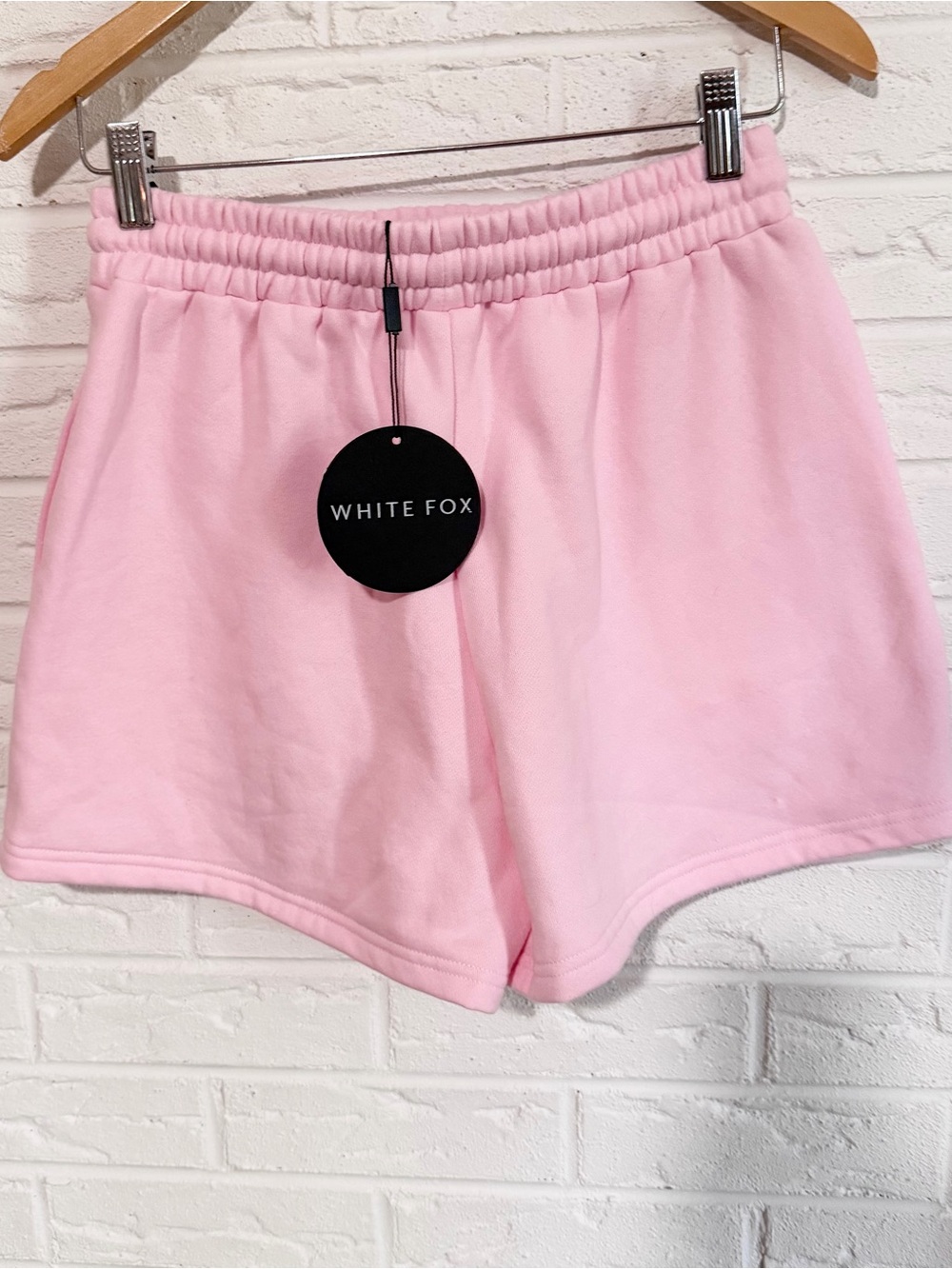NWT 11th Street New York or Nowhere Oversized Hoodie and Shorts Pink Sugar S/M - Picture 5 of 11